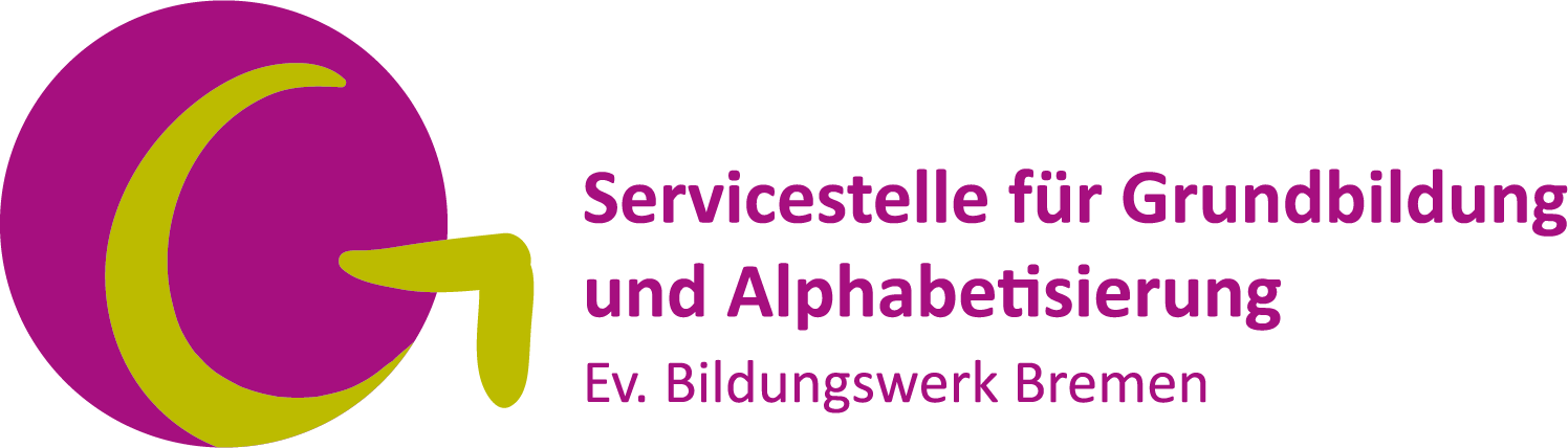 Logo der Servicestelle Grundbildung und Alphabetisierung